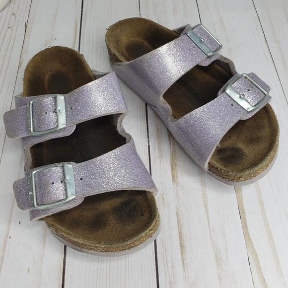 Birkenstock Other - Birkenstock Purple Sparkle Sandals
